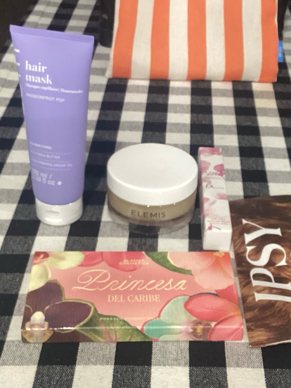 ipsy Skincare & Hair Sampler Set - Lavender, White, Pink, Coral